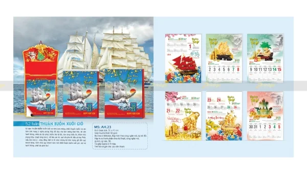 Giới thiệu BST lịch tết An Hảo 2023 giá tốt nhất thị trường 