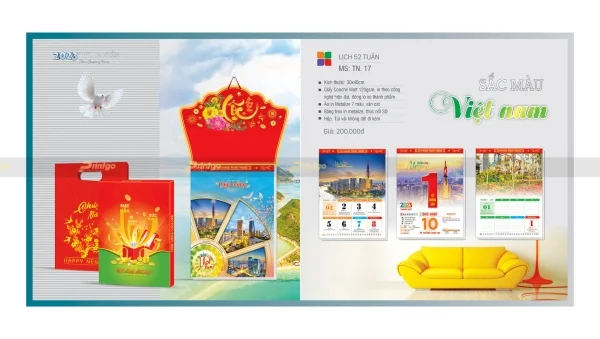 Giới thiệu BST lịch tết An Hảo 2023 giá tốt nhất thị trường 
