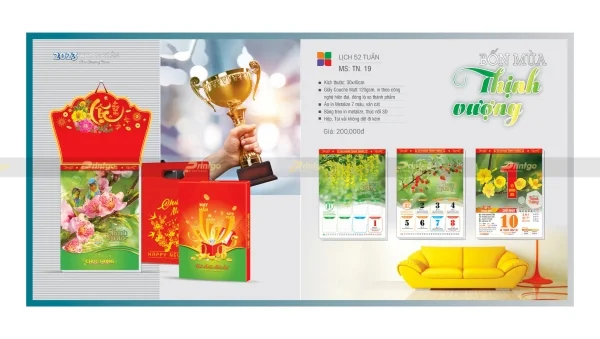 Giới thiệu BST lịch tết An Hảo 2023 giá tốt nhất thị trường 