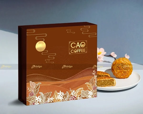 Cao Coffee và Printgo: Thiết kế và in hộp bánh trung thu cho tết đoàn viên thêm tròn đầy