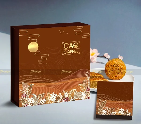 Cao Coffee và Printgo: Thiết kế và in hộp bánh trung thu cho tết đoàn viên thêm tròn đầy