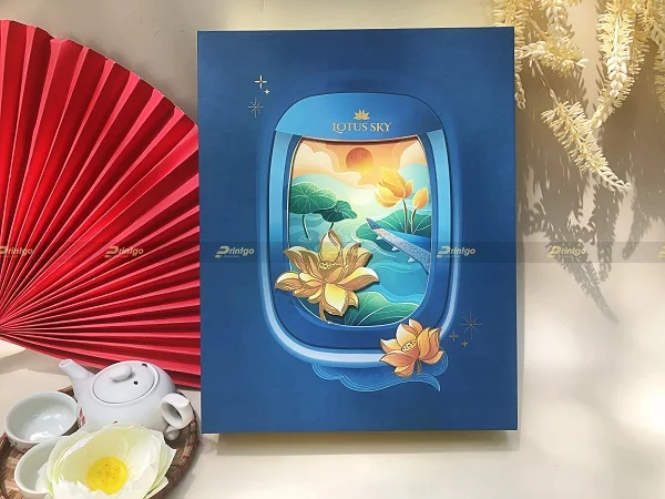[DEMO] Làm mẫu hộp bánh trung thu cao cấp của Lotus Sky thực hiện bởi Printgo