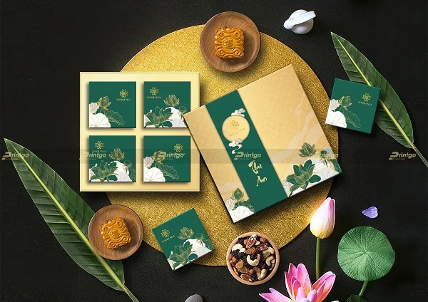 Khánh Nga và Printgo: Thiết kế và in bộ hộp đựng bánh trung thu cao cấp