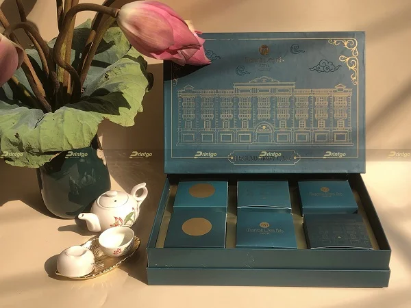 Manoir Des Arts và Printgo: Thiết kế và in hộp bánh trung thu xứng tầm đẳng cấp khách sạn hạng sang
