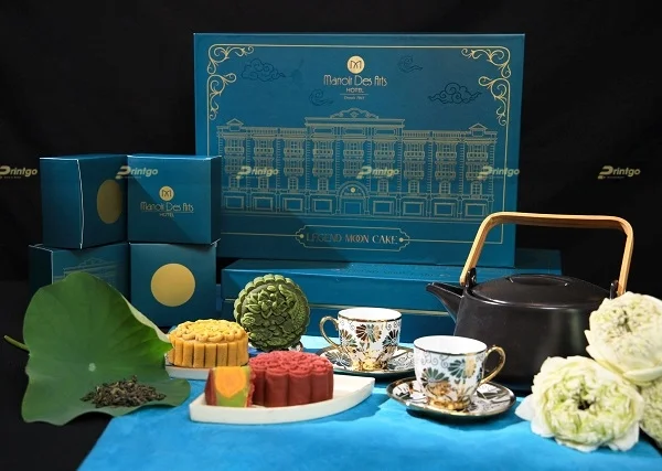 Manoir Des Arts và Printgo: Thiết kế và in hộp bánh trung thu xứng tầm đẳng cấp khách sạn hạng sang