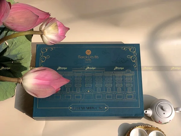 Manoir Des Arts và Printgo: Thiết kế và in hộp bánh trung thu xứng tầm đẳng cấp khách sạn hạng sang