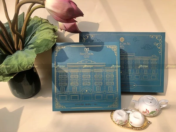 Manoir Des Arts và Printgo: Thiết kế và in hộp bánh trung thu xứng tầm đẳng cấp khách sạn hạng sang