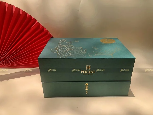 Peridot và Printgo: Thiết kế và in hộp bánh trung thu cao cấp lưu giữ hương thu Hà Nội