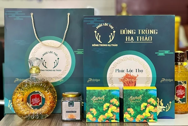 Phúc Lộc Thọ và Printgo: Thiết kế và in bộ hộp quà trung thu đông trùng hạ thảo đón trăng trọn vẹn
