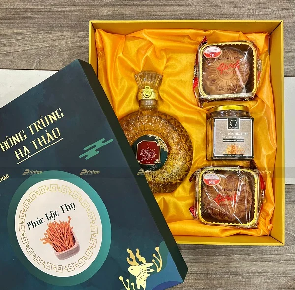 Phúc Lộc Thọ và Printgo: Thiết kế và in bộ hộp quà trung thu đông trùng hạ thảo đón trăng trọn vẹn