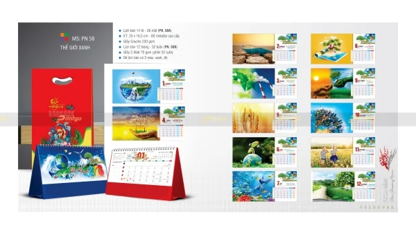 Sở hữu ngay 100+ bộ lịch để bàn Song Hành 2023 giá tốt nhất thị trường 