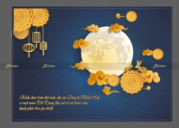 Mẫu thiệp trung thu đẹp dành cho doanh nghiệp