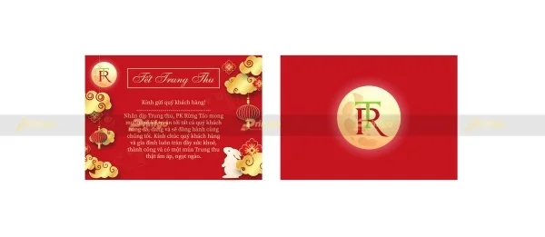 Mẫu thiệp trung thu đẹp dành cho doanh nghiệp