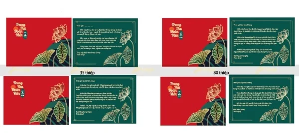 Mẫu thiệp trung thu đẹp dành cho doanh nghiệp