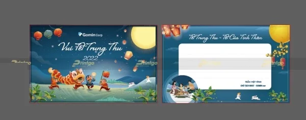 Mẫu thiệp trung thu đẹp dành cho doanh nghiệp