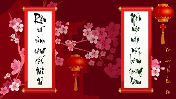 Câu đối chúc Tết - Thú chơi tao nhã mang giá trị tinh thần đất Việt