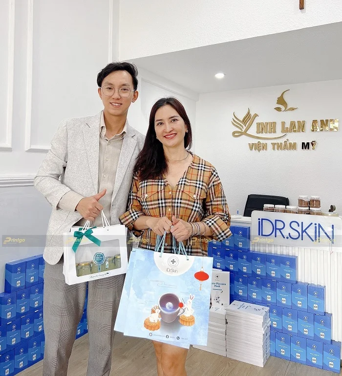IDR.SKIN và Printgo: Thiết kế và in hộp quà trung thu đón tết trăng tròn thêm hạnh phúc