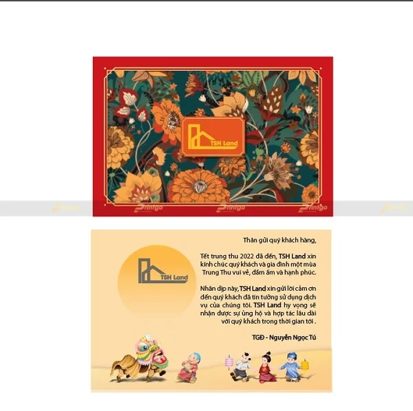 Mẫu thiệp trung thu đẹp dành cho doanh nghiệp