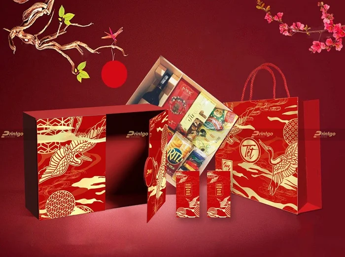 Ưu đãi vàng đón xuân sang "Miễn phí thiết kế hộp quà tết" cho đơn hàng in ấn tại Printgo
