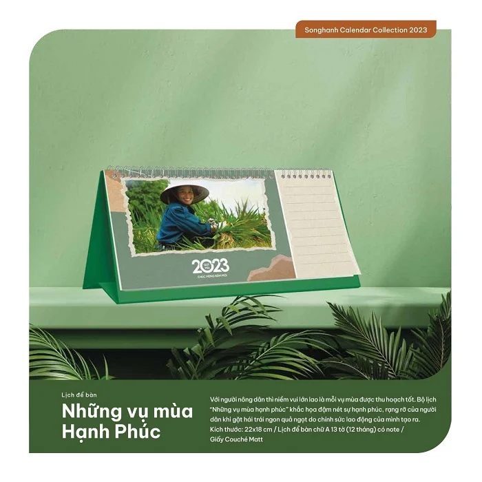 Lịch để bàn Những mùa vụ hạnh phúc