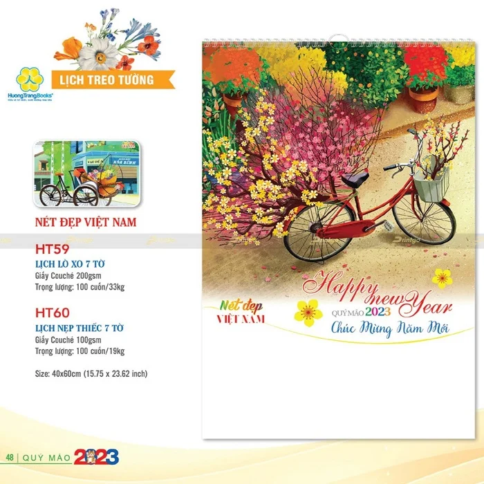 Lịch treo tường Nét đẹp Việt Nam