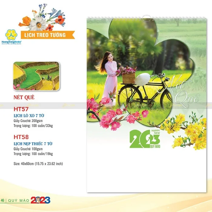 Lịch treo tường Nét quê