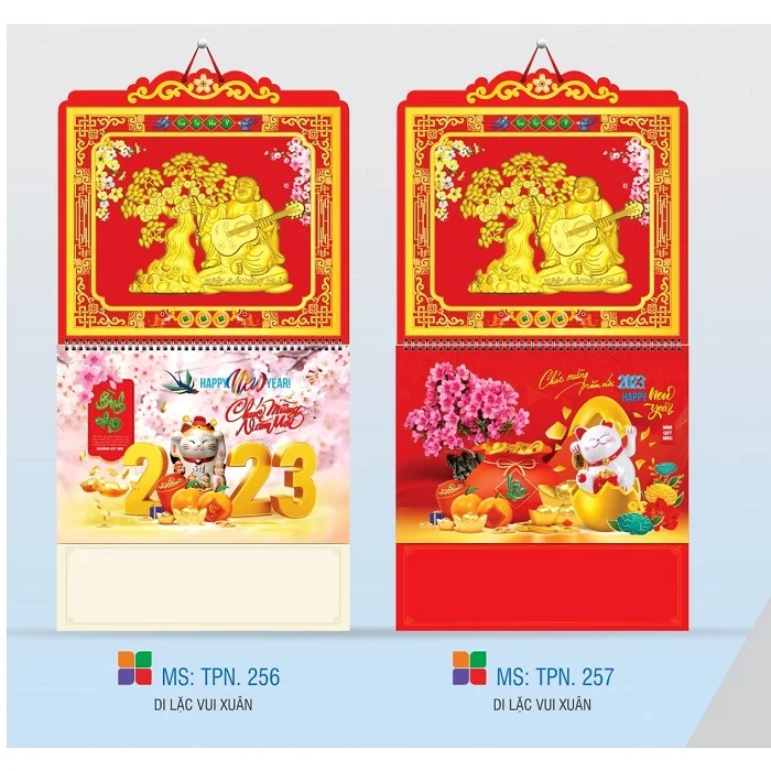 Lịch treo tường Di Lặc vui xuân