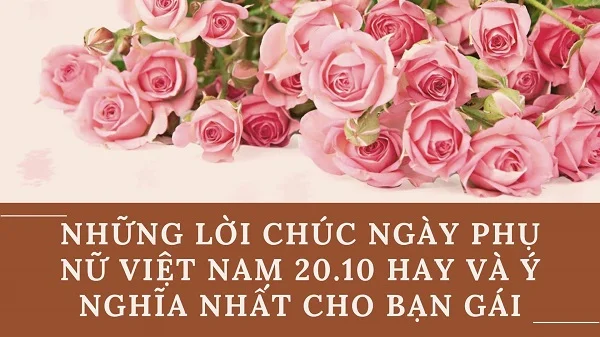 Lời chúc 20/10 dành tặng người yêu