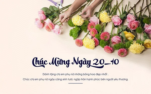 Lời chúc 20/10 chân thành gửi tặng người thương