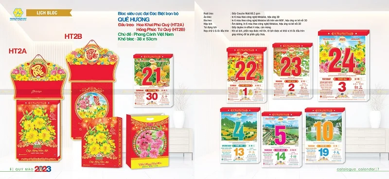 Lịch bloc Quê hương