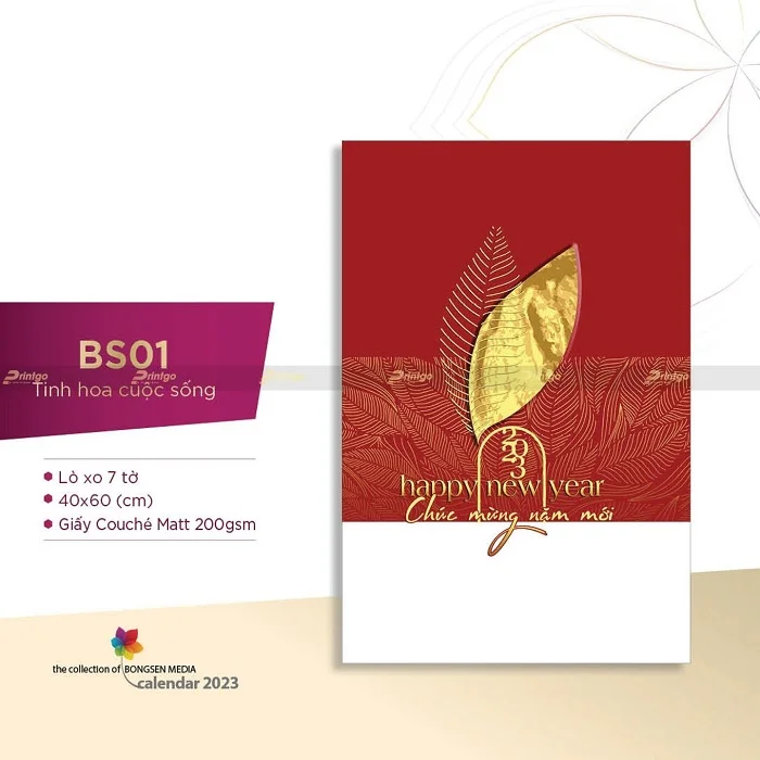 Lịch treo tường Tinh hoa cuộc sống
