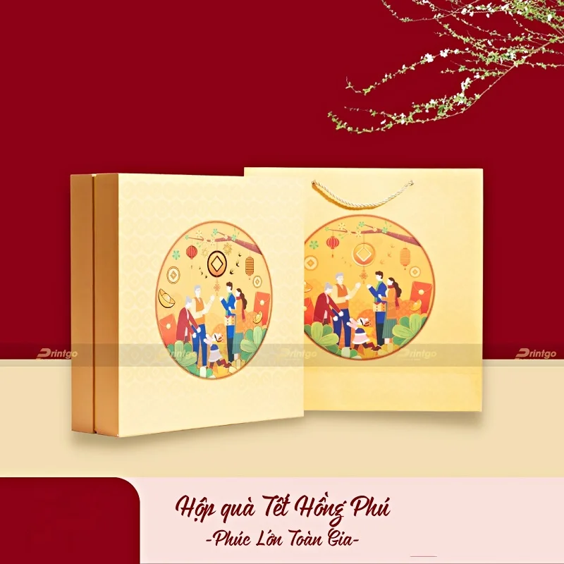Hộp quà tết Hồng Phú