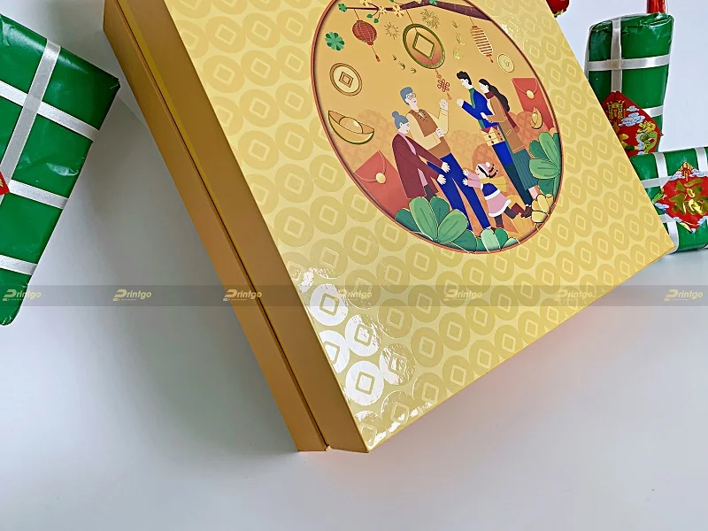 Bề mặt hộp được Phủ UV bóng