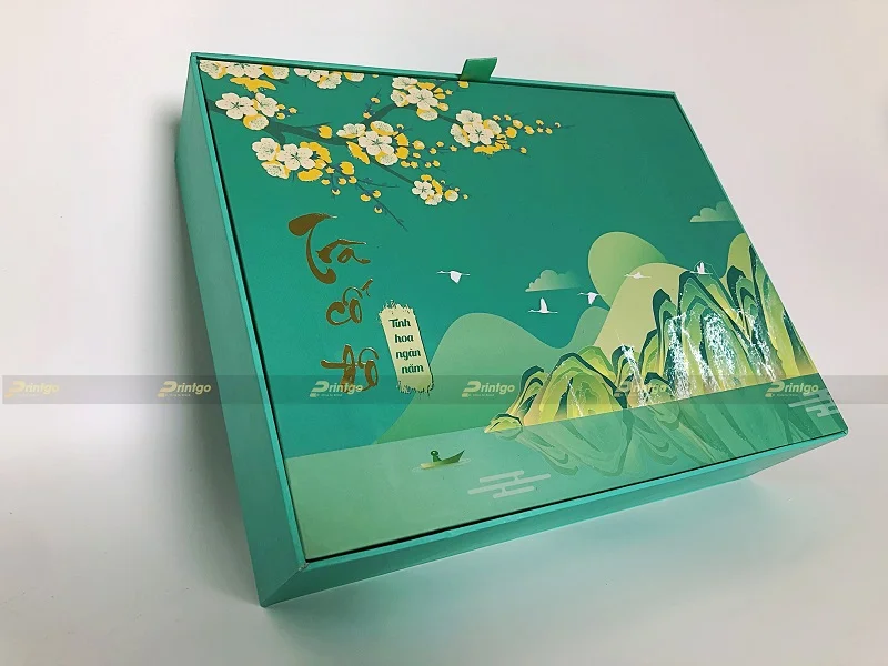 Kỹ thuật gia công tăng thêm giá trị thẩm mỹ cho hộp trà cố đô