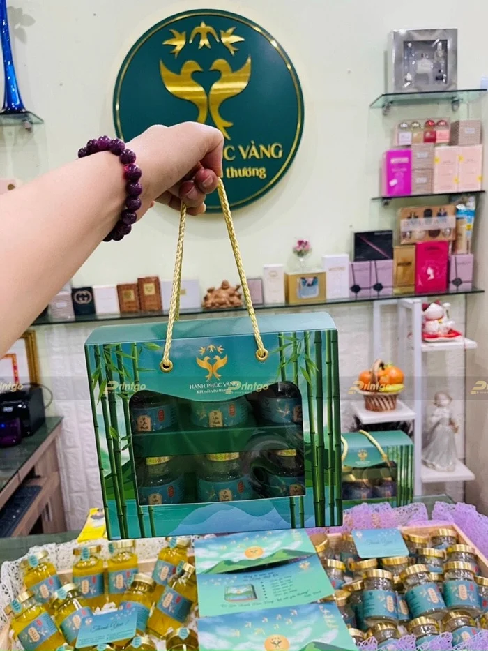 Hạnh Phúc Vàng và Printgo đồng hành tạo nên hộp yến sào sang trọng mang tinh hoa yến Việt