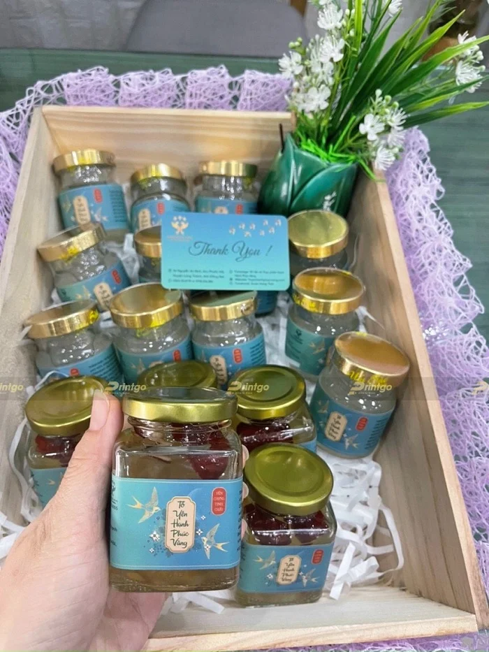 Hạnh Phúc Vàng và Printgo đồng hành tạo nên hộp yến sào sang trọng mang tinh hoa yến Việt