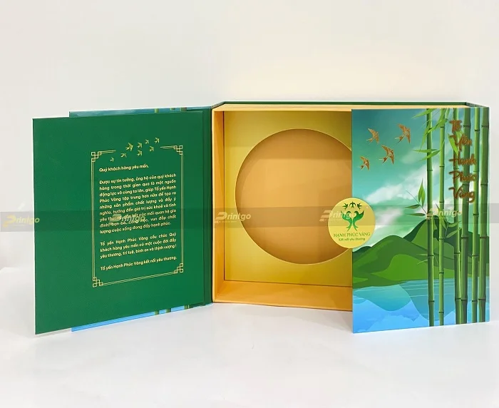 Hạnh Phúc Vàng và Printgo đồng hành tạo nên hộp yến sào sang trọng mang tinh hoa yến Việt