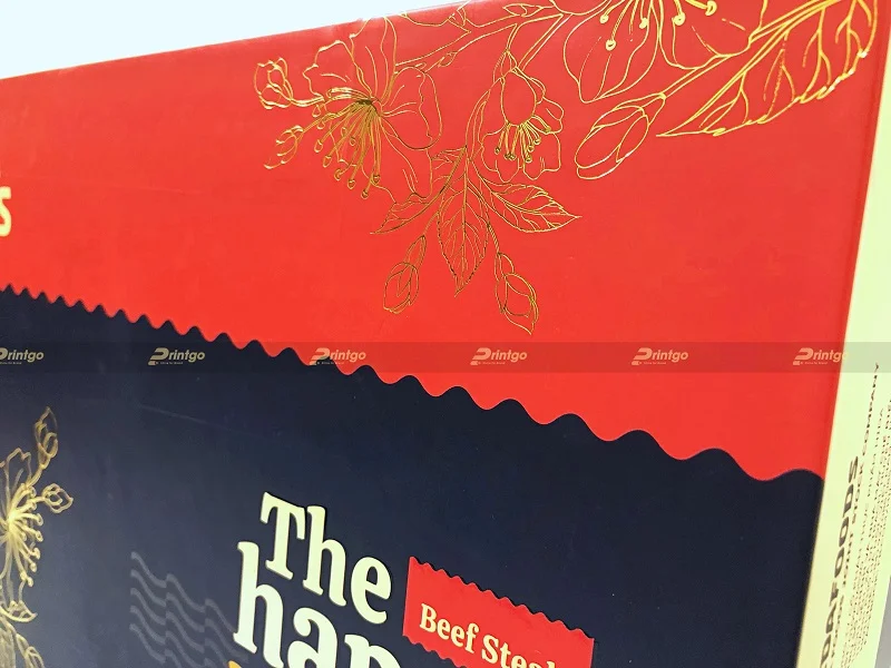 Ép kim họa tiết