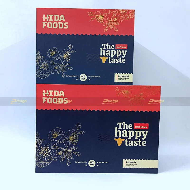 Bộ hộp đựng với 2 kích thước phù hợp với trọng lượng sản phẩm đựng bên trong