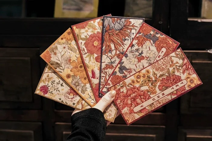 Thiết kế bao lì xì theo hướng cổ điển vintge