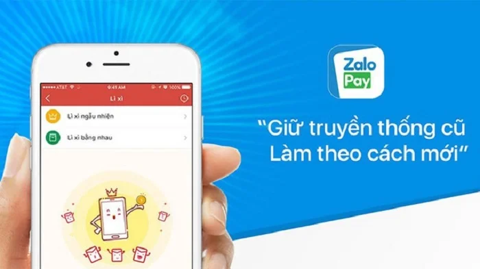 Lì xì qua app Zalo Pay