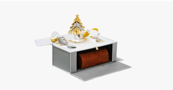 Hộp giấy đựng bánh với thiết kế 3D độc đáo