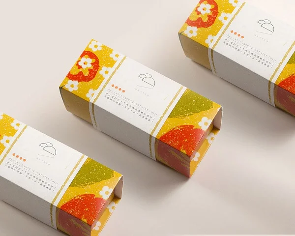 Hộp giấy đựng bánh quy chữ nhật