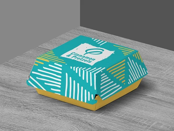 Hộp giấy đựng bánh bao sắc màu
