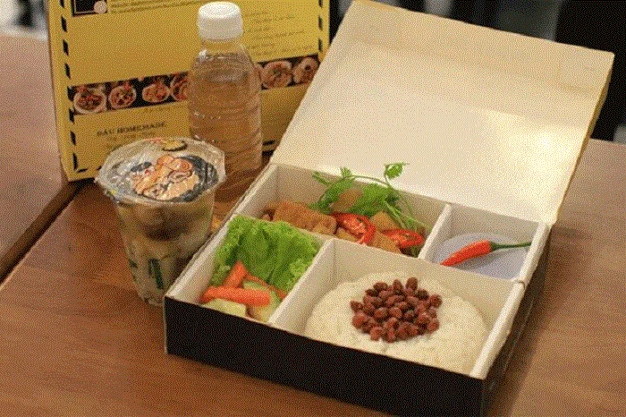 Hộp giấy đựng cơm nóng tiện lợi
