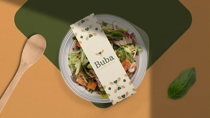 Hộp giấy tròn đựng salad