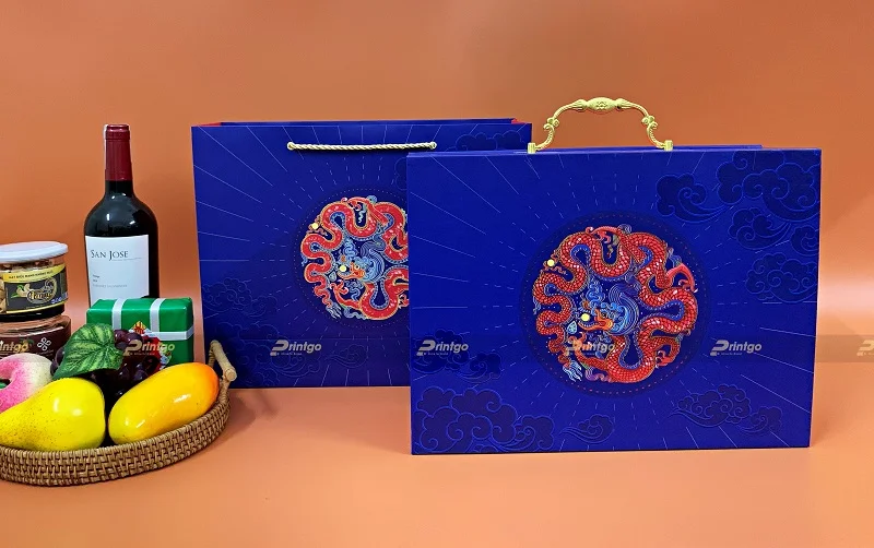 Bộ hộp quà tết Phi Long Chầu Nguyệt