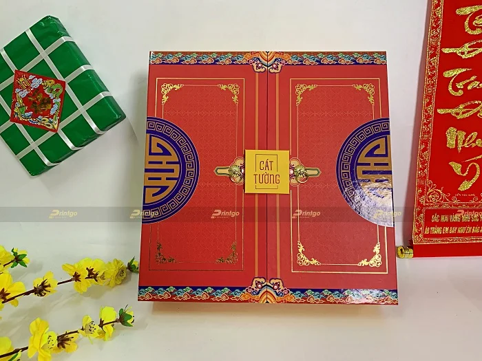 Gia công đặc biệt trên bề mặt hộp quà