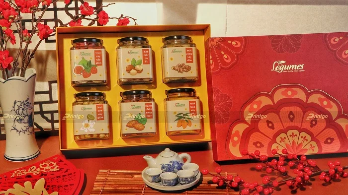 Hộp đựng quà tết thương hiệu Legumes