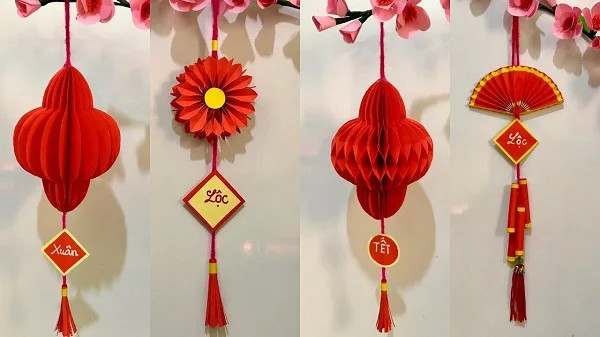 Mẫu đèn lồng giấy độc đáo, thú vị
